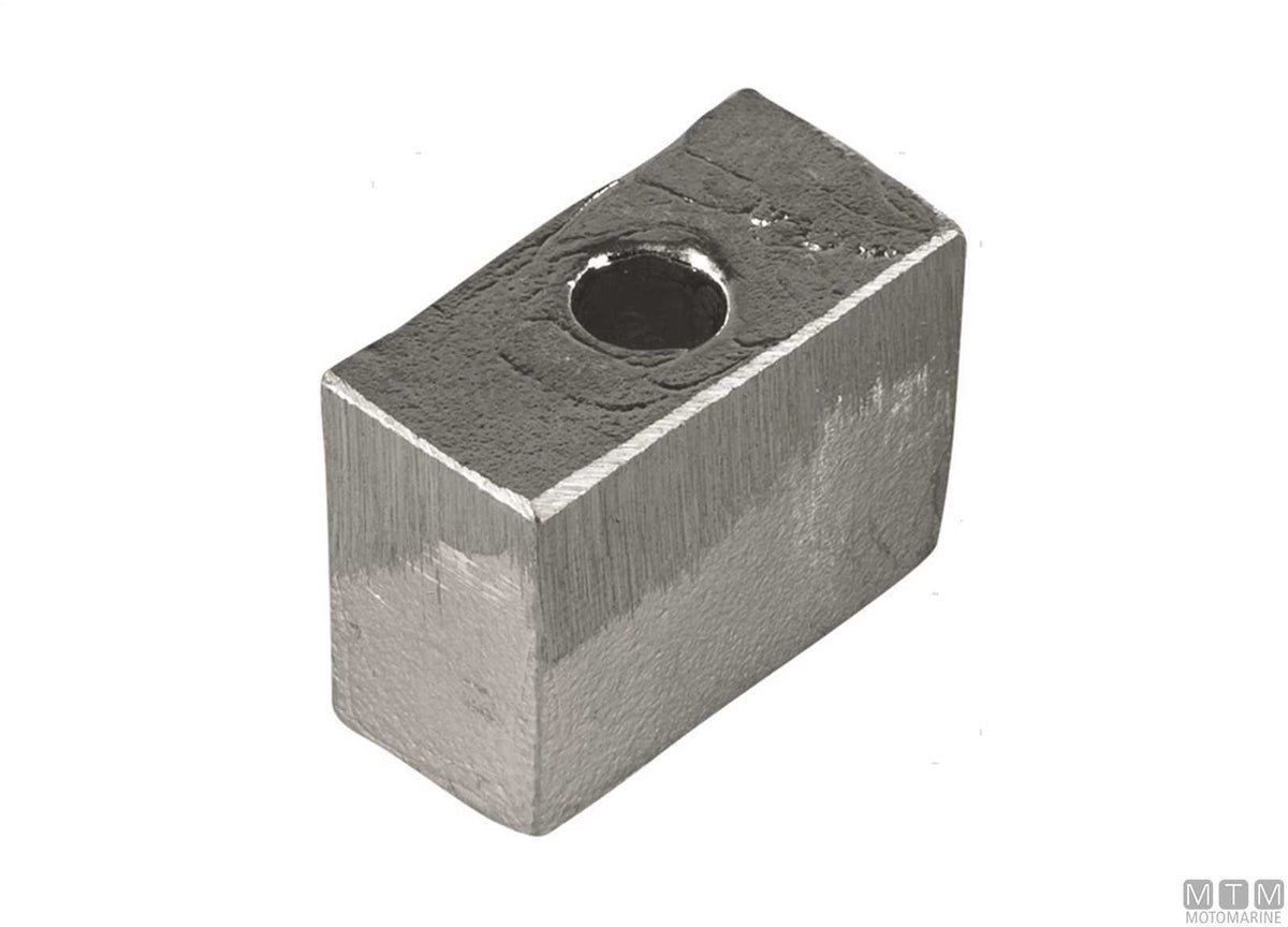 Cube anode for Tohatsu M9.9B 25-140 HP, zinc - original photo Motomarine Srl