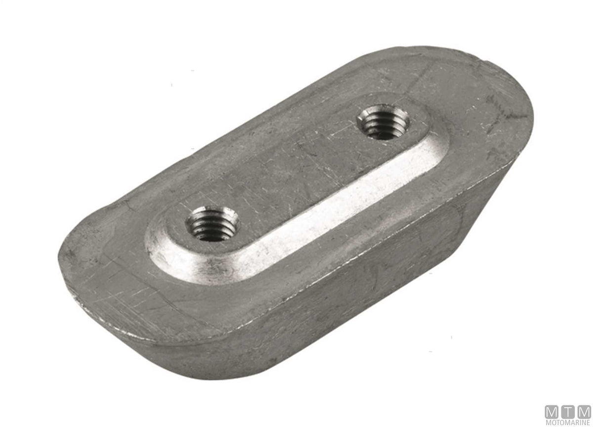 Small plate anode for Honda 2-15 HP, aluminium - original photo Motomarine Srl