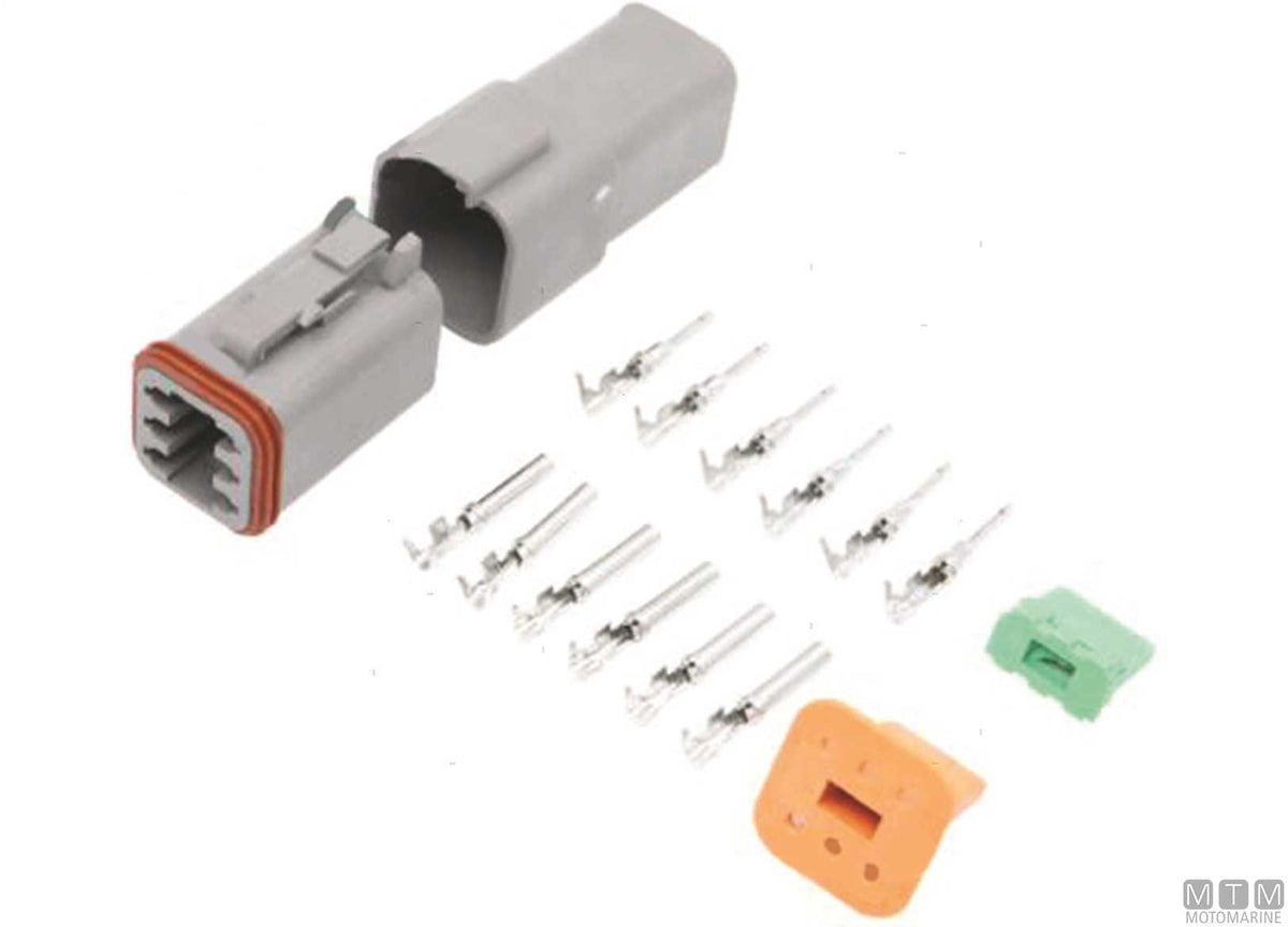 Quick connector D-Type 6-pole - original photo Motomarine Srl