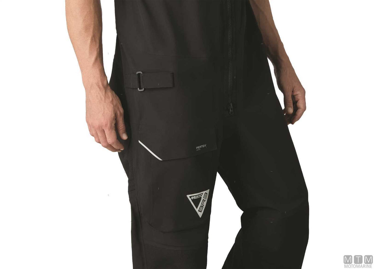 Musto BR3 Pertex Offshore Salopette 990 black L - original photo Motomarine Srl