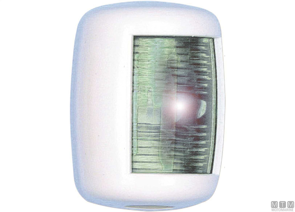 Combined red/green navigation light LED Mini white 43x61 mm - original photo Motomarine Srl
