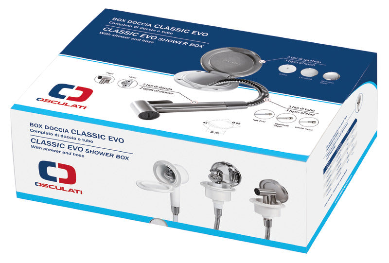Classic Evo SS shower nylon hose 2.5 m - foto originale Osculati Srl
