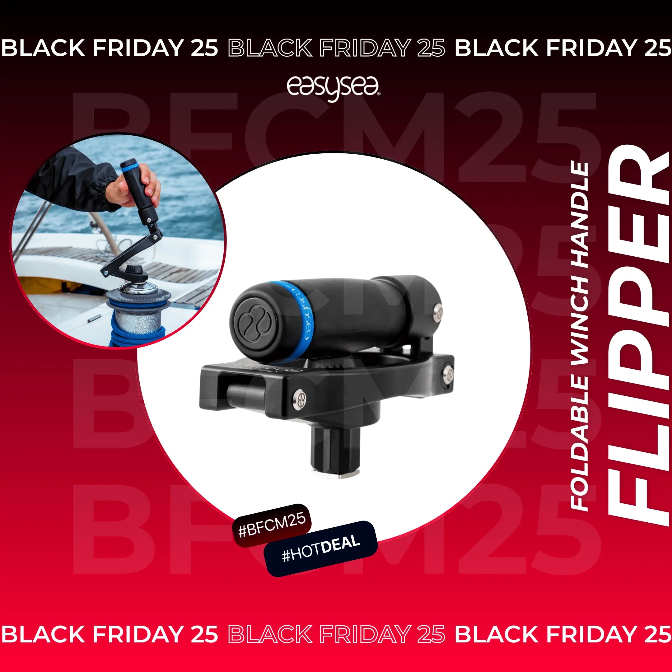 Flipper™ - Foldable Winch Handle