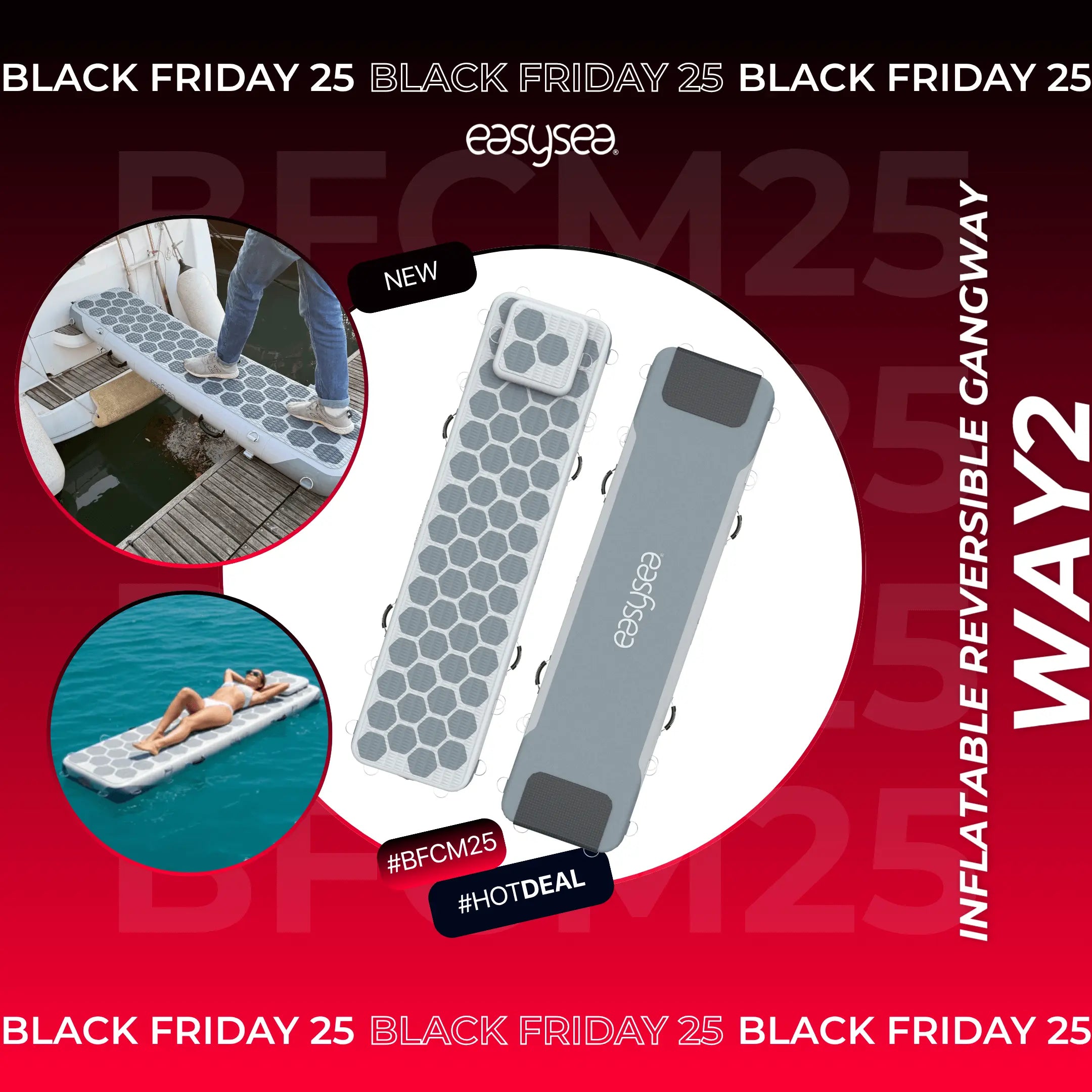 Way2 - The inflatable reversible gangway