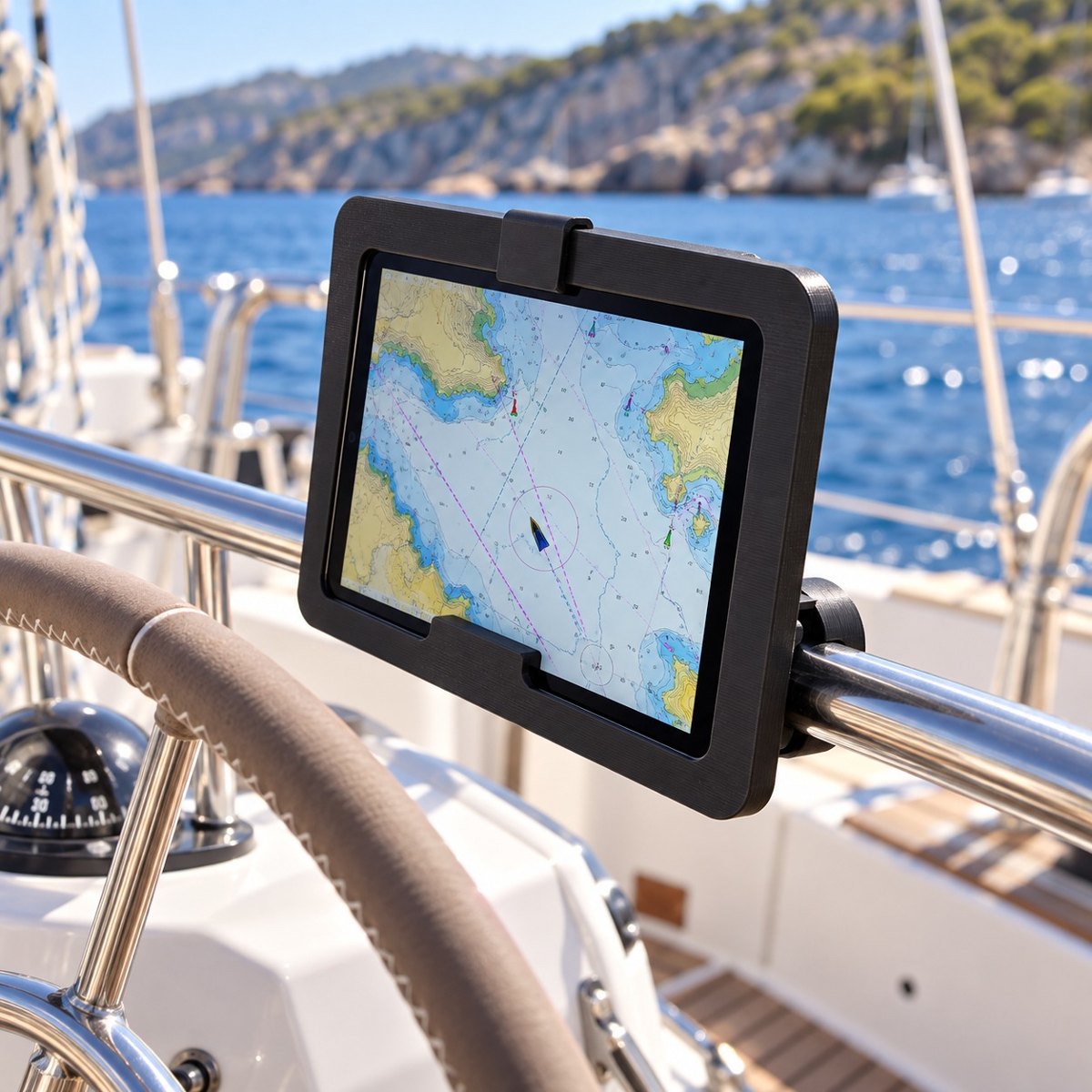 Helm tablet mount