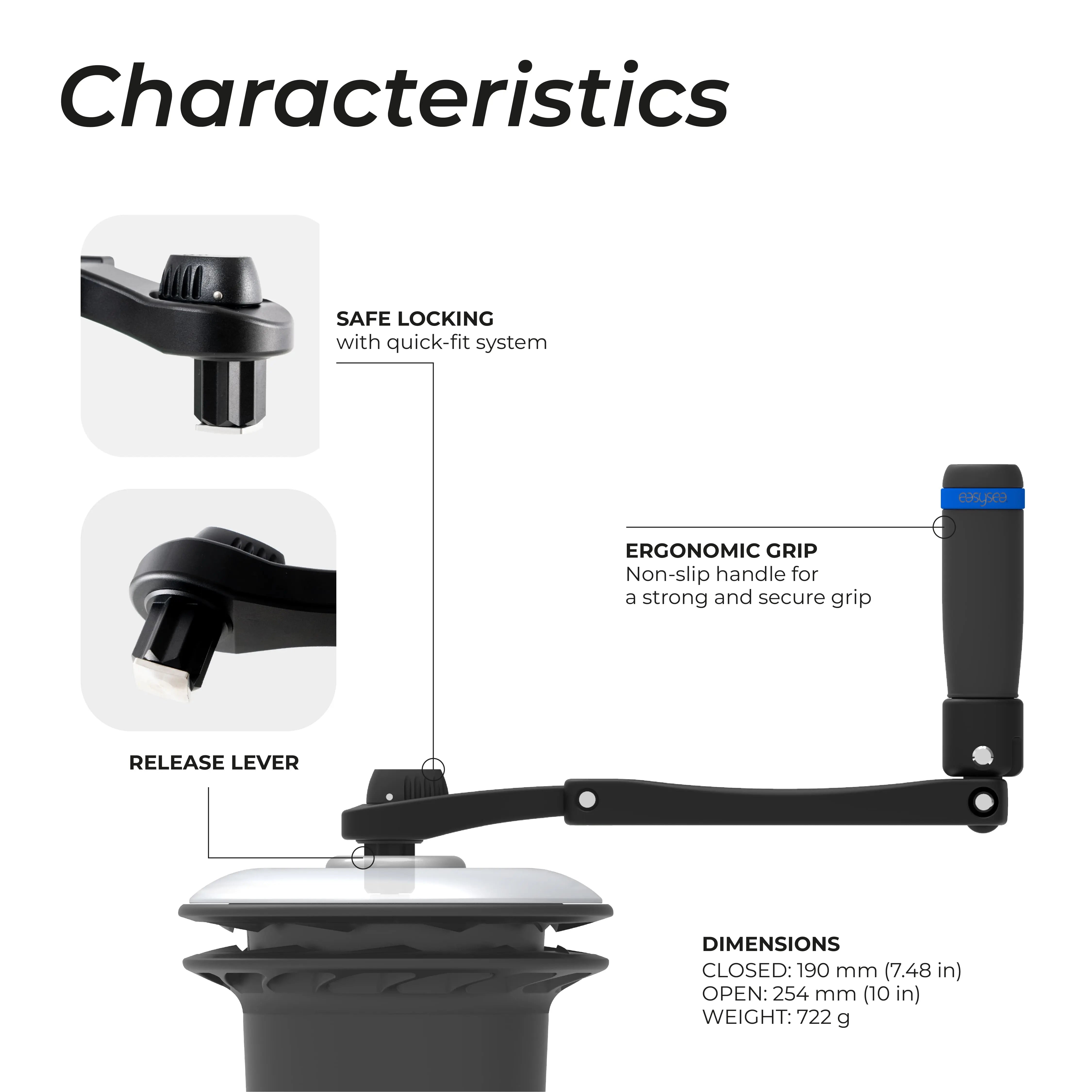 Flipper™ Max - Maniglia pieghevole per winch