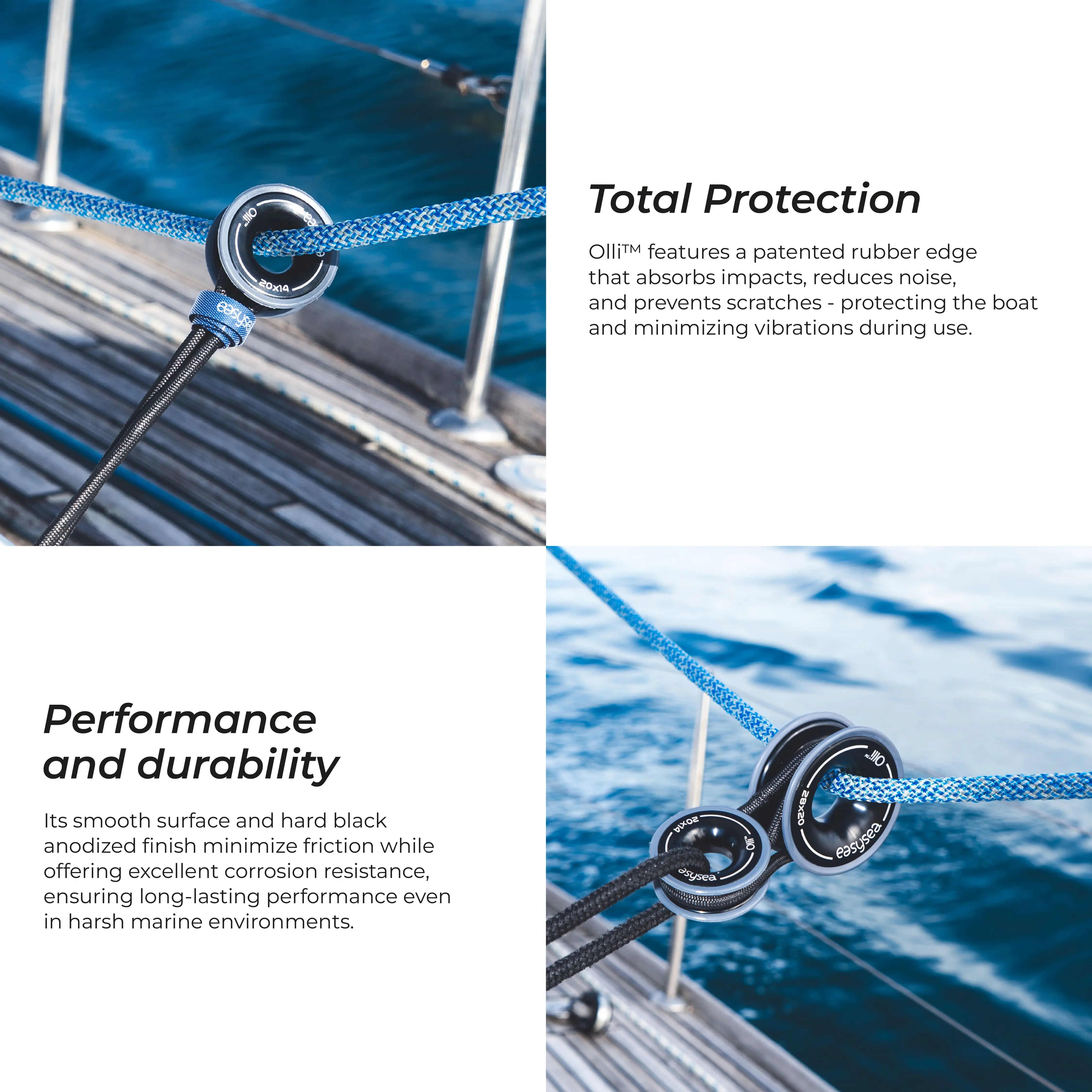 Olli™ - Anello a basso attrito anti-urto in alluminio