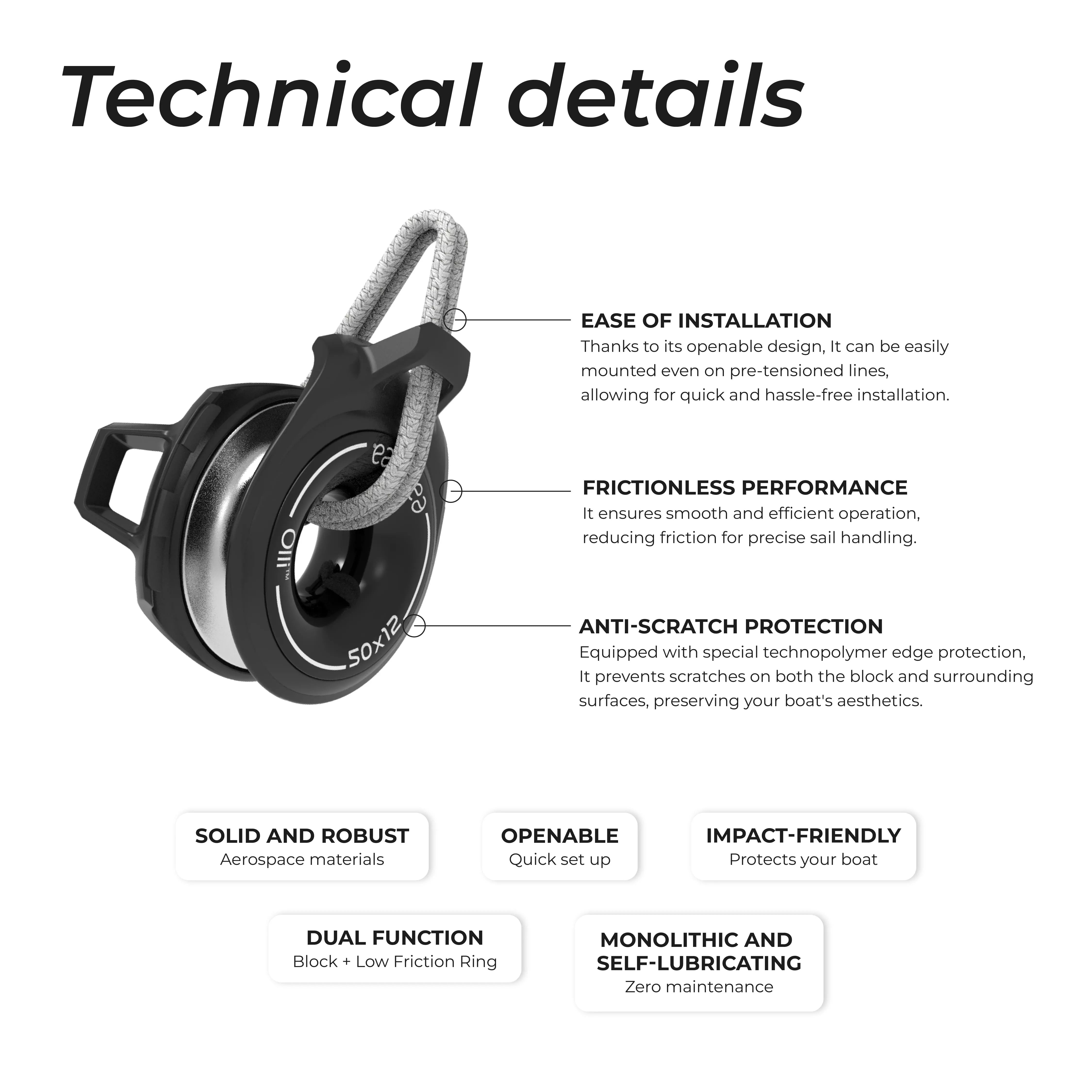 Olli™ - Snatch and Anti-shock block