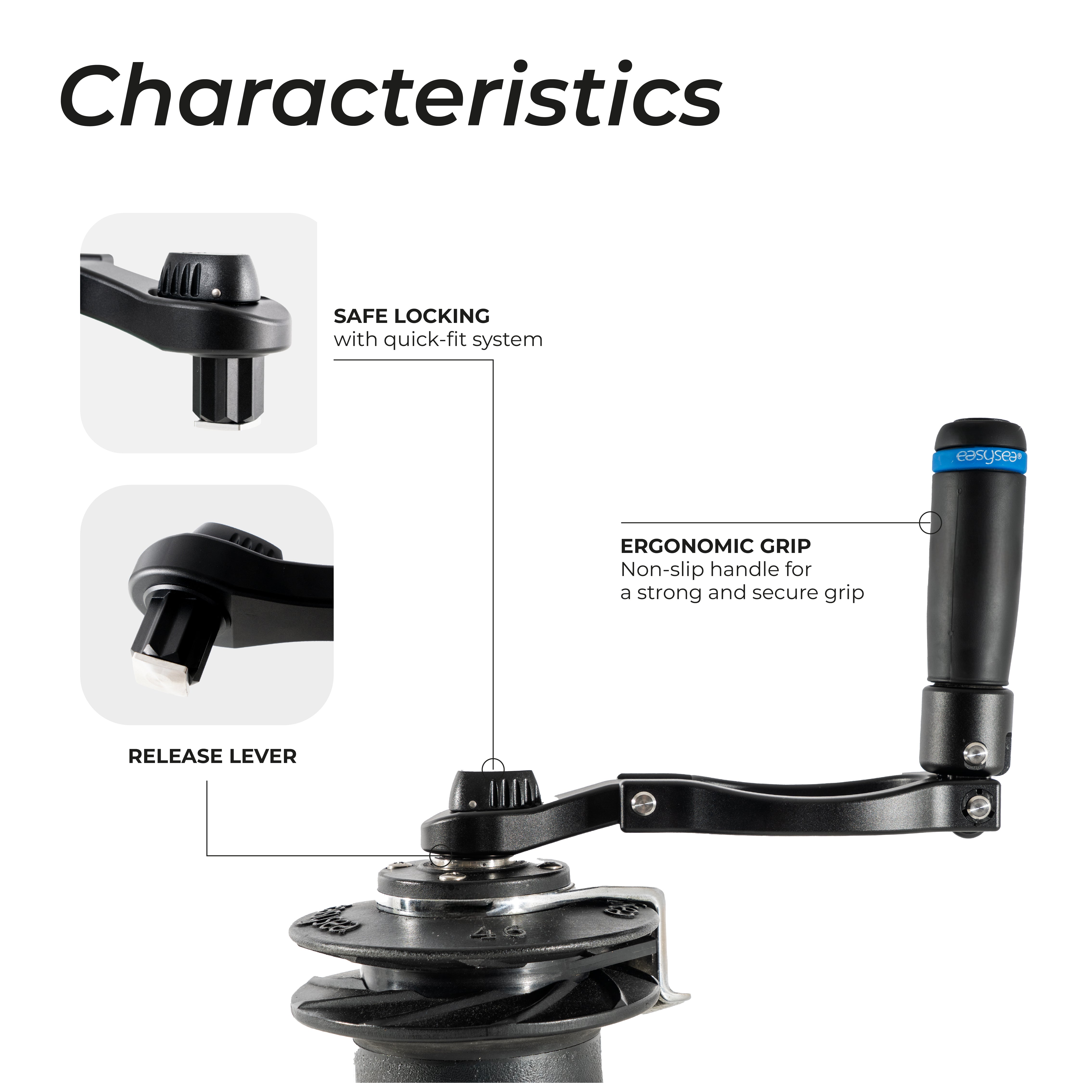 Flipper™ - Foldable Winch Handle