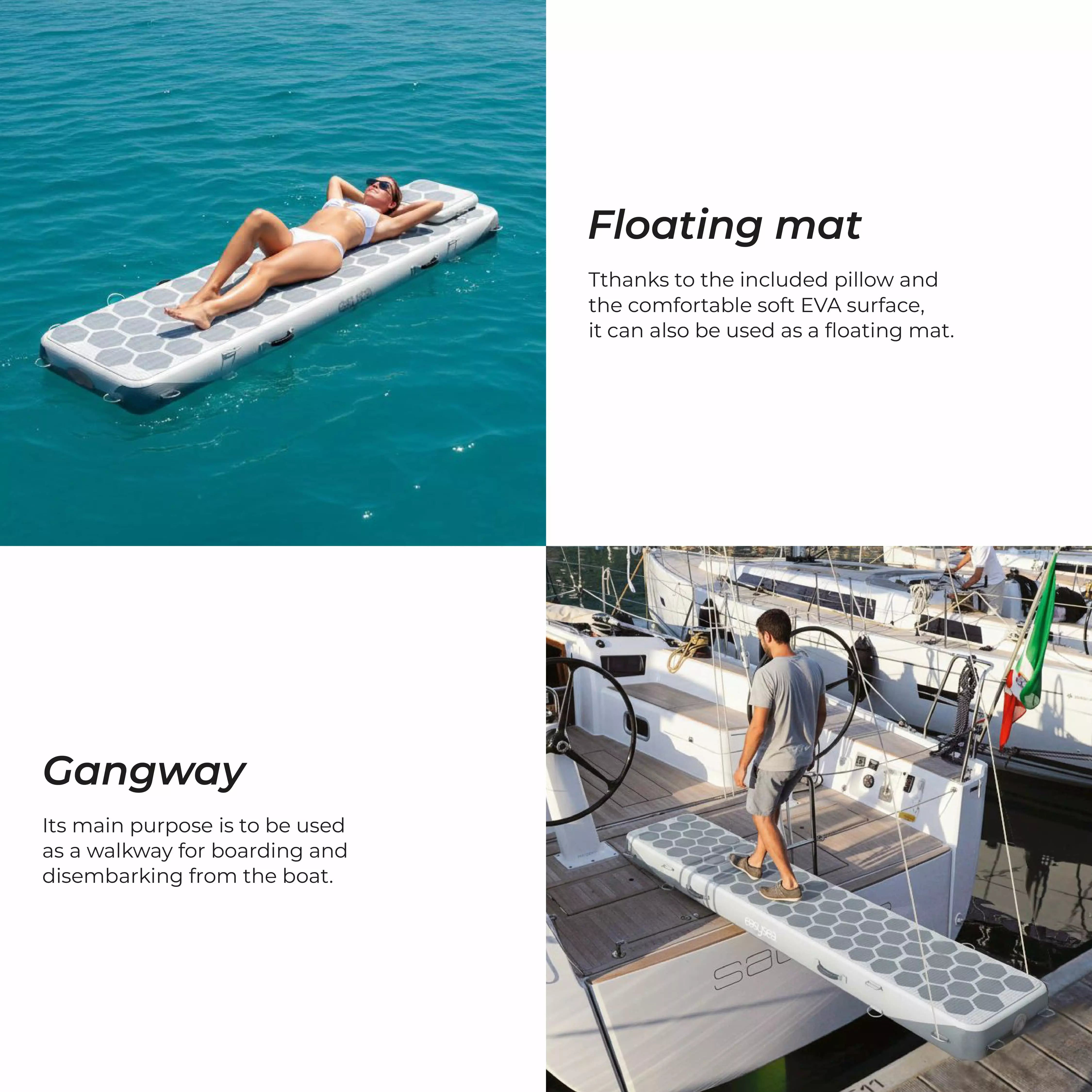 Way2 - The inflatable reversible gangway