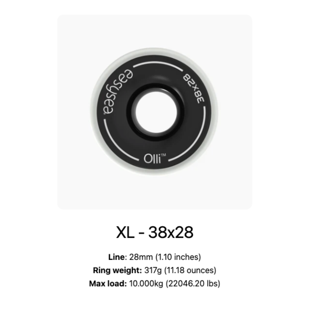 Olli™ - Anello a basso attrito anti-urto in alluminio