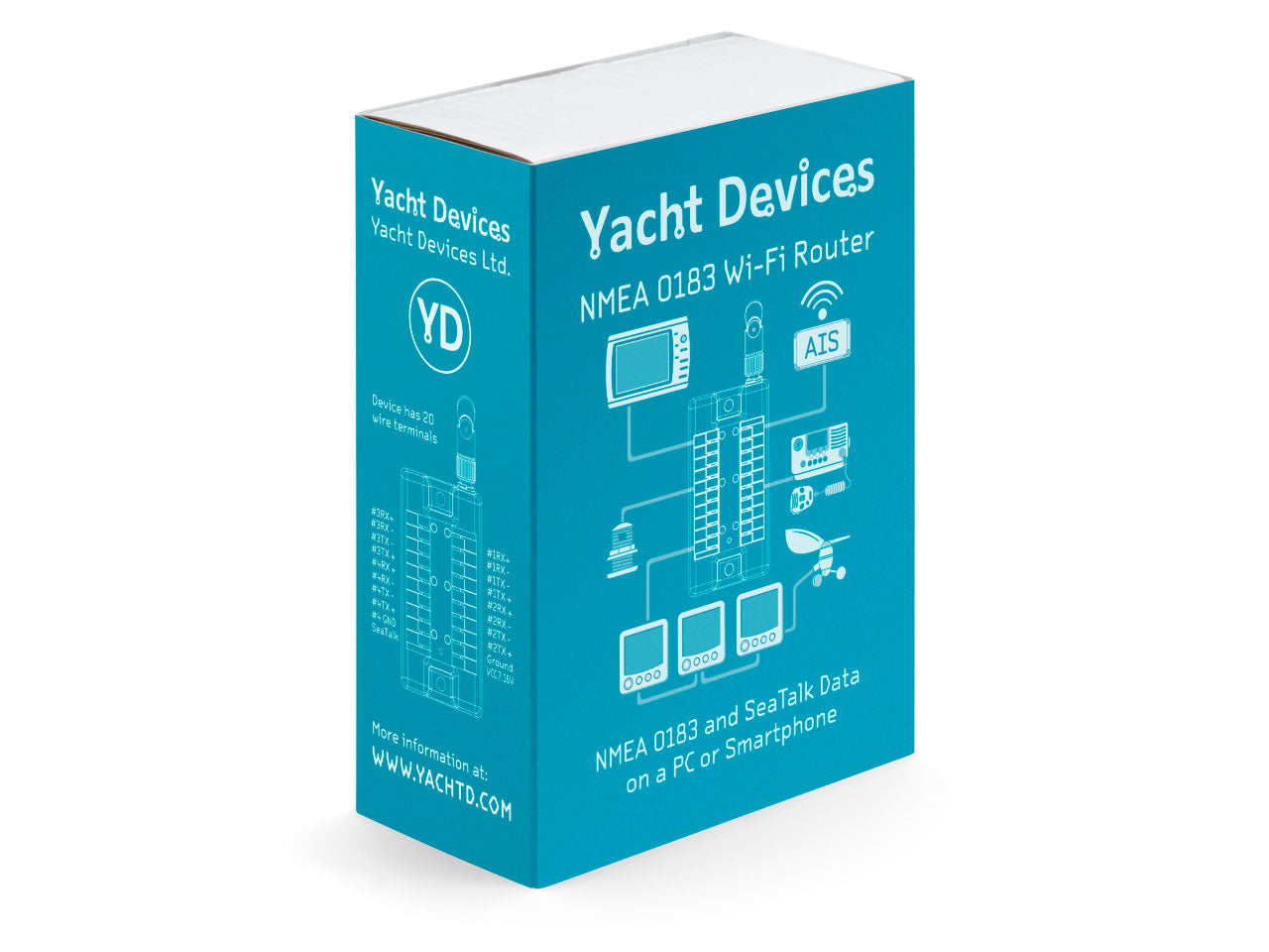 Yacht Devices NMEA 0183 Wi-Fi Router YDWR-02 — vista 3