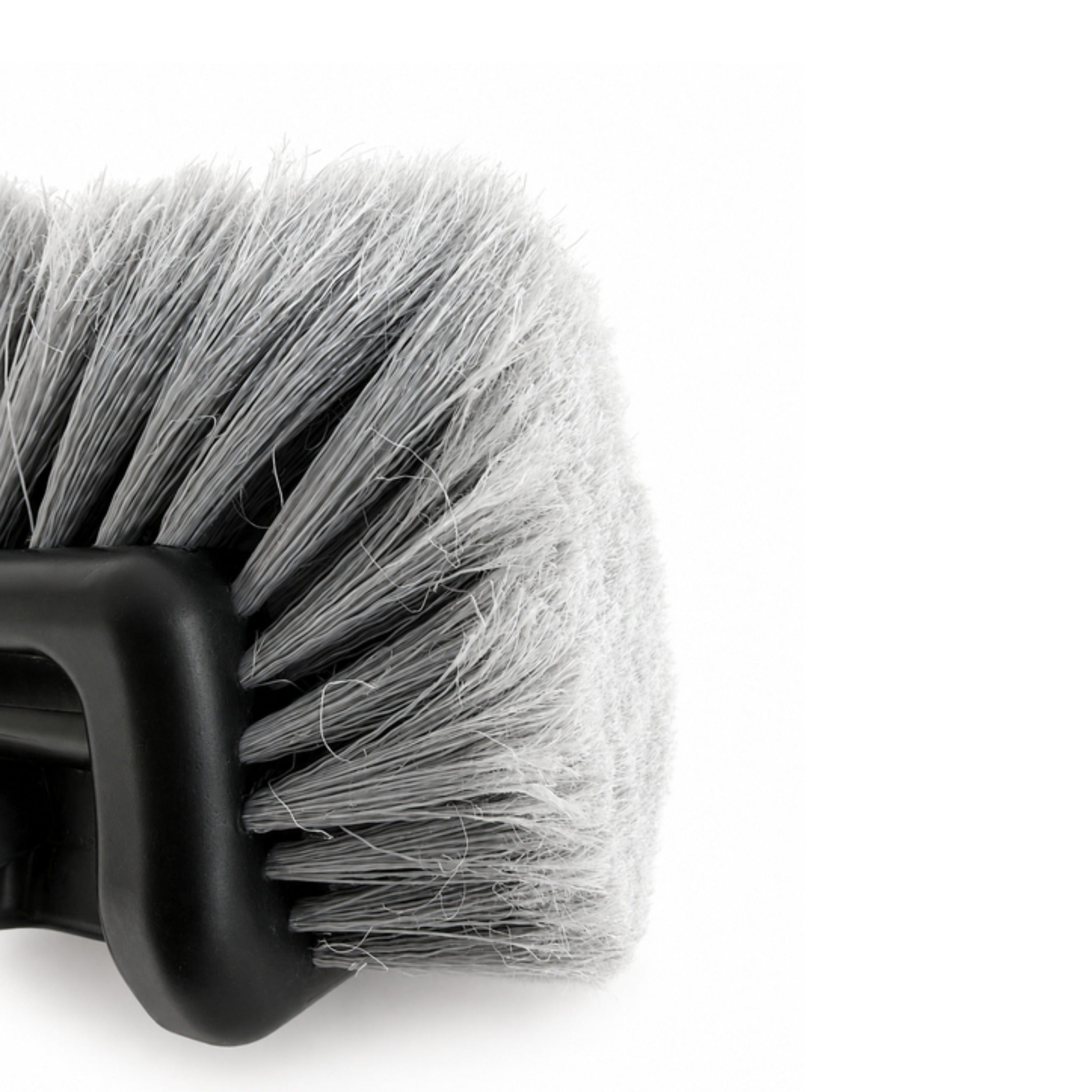 Macro of the soft bristles of the Jake brush head, safe on gelcoat