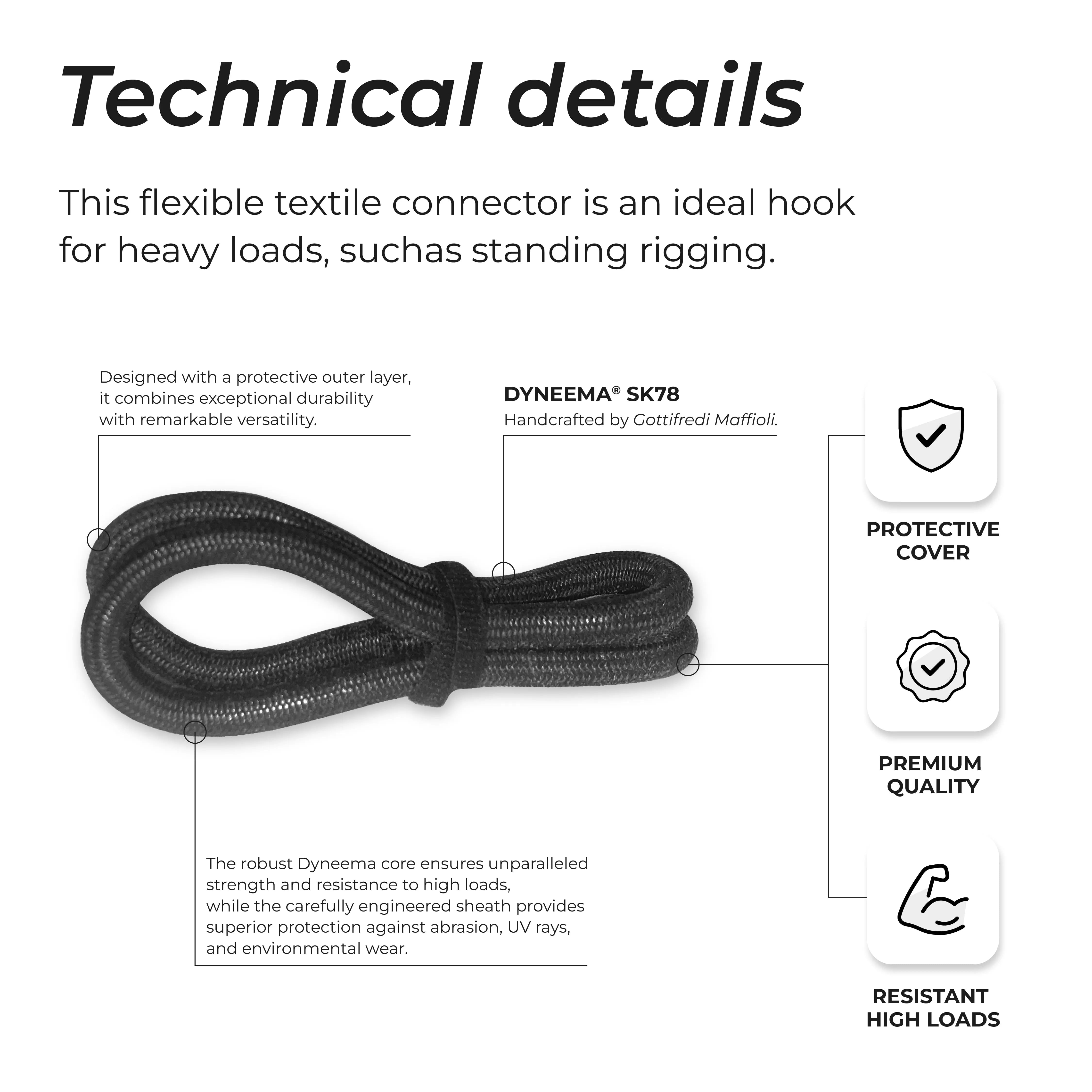 Loop in Dyneema® calzato