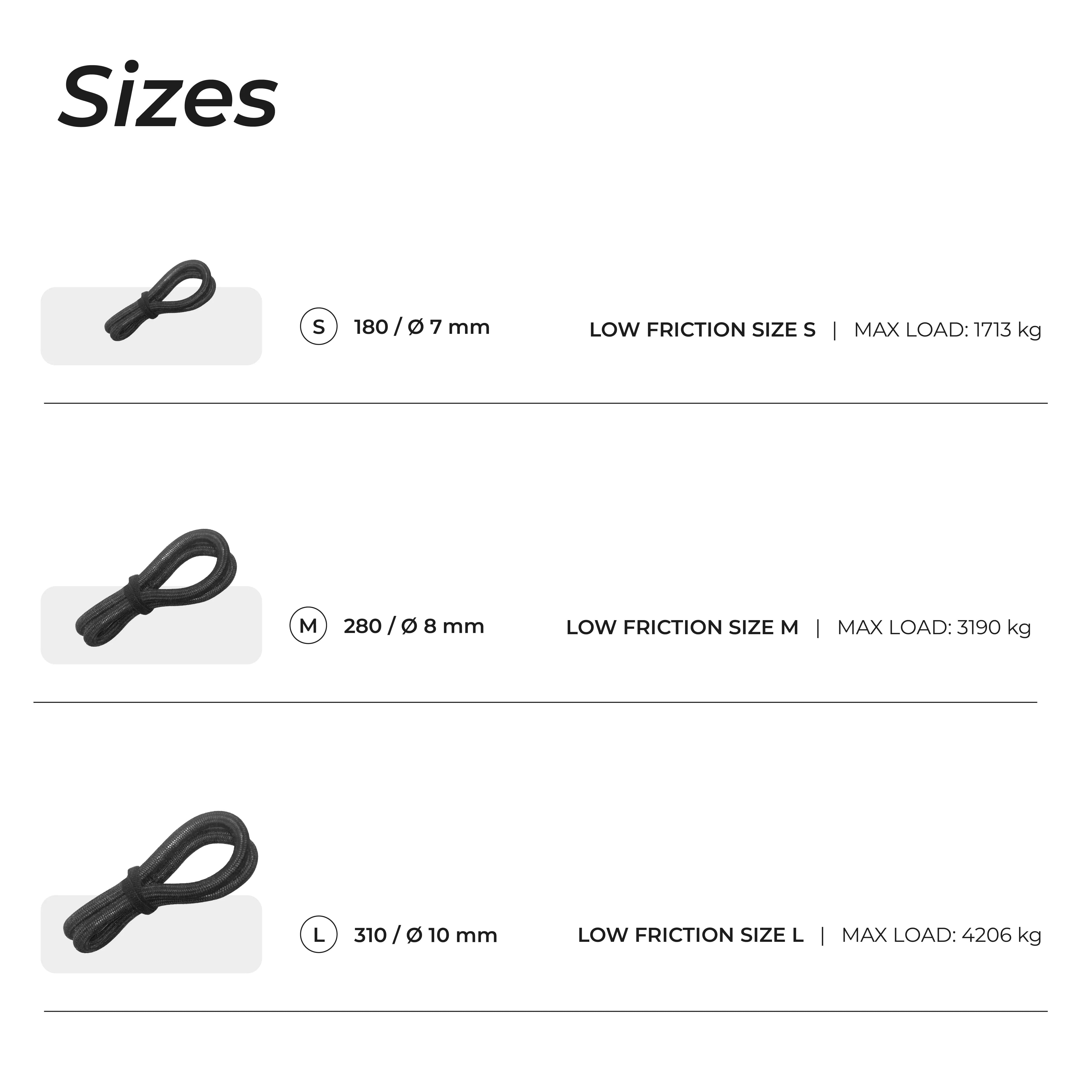 Loop in Dyneema® calzato