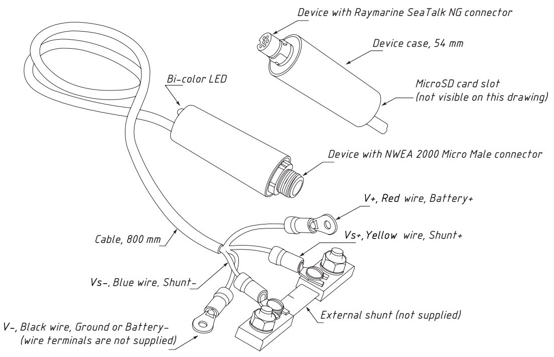 Yacht Devices Battery Monitor YDBM-02 — vista 3