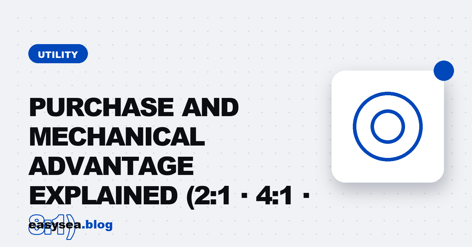 Purchase and mechanical advantage explained (2:1 · 4:1 · 8:1) - easysea