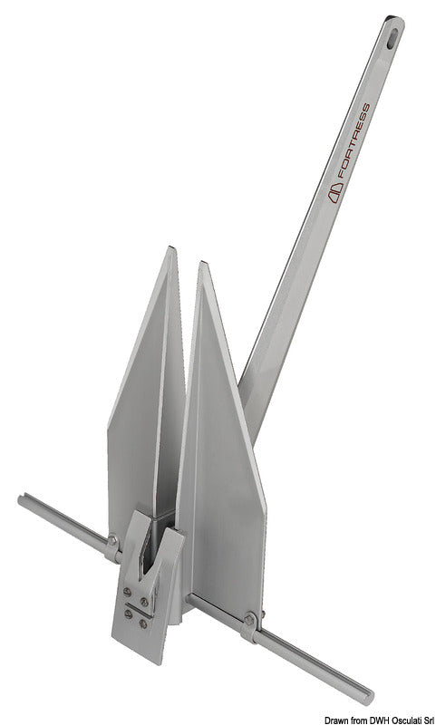 Fortress demountable anchor 3.2 kg - foto originale Osculati Srl