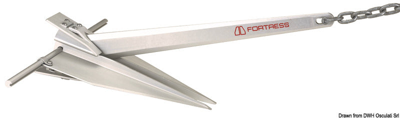 Fortress demountable anchor 3.2 kg - foto originale Osculati Srl