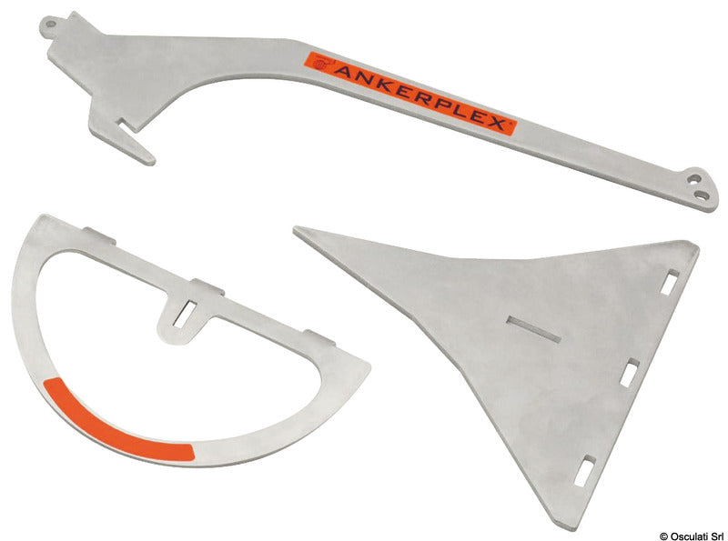 Ankerplex Hot-dip galvanized foldable anchor 16,3 kg - foto originale Osculati Srl