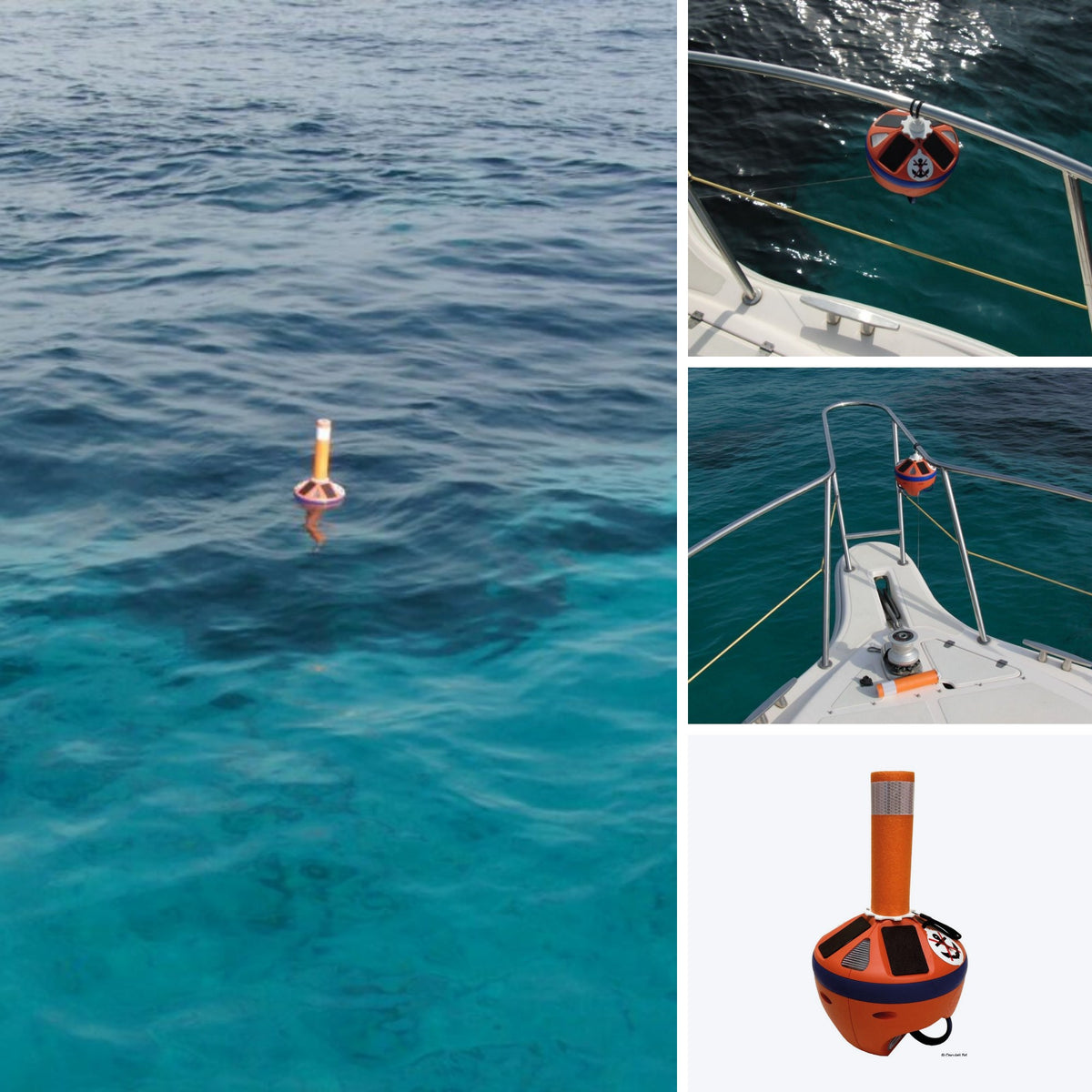 Grippy Light signalling buoy - in use