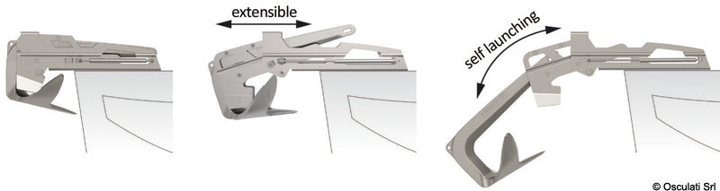 Mr. Fantastic extensible roller 7.5-10 kg anchors - foto originale Osculati Srl