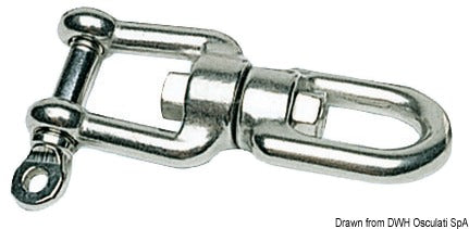 Eyelet/shackle swivel AISI 316 13 mm - foto originale Osculati Srl