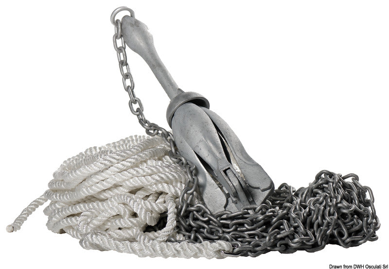 Grapnel anchor package 4 kg - foto originale Osculati Srl
