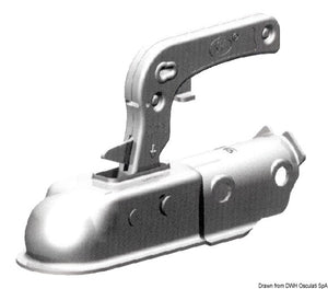 Round tow hook 35 mm max 750 kg - foto originale Osculati Srl