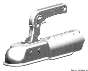Round tow hook 50 mm max 750 kg - foto originale Osculati Srl
