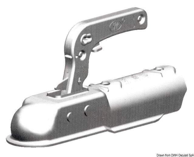 Round tow hook 50 mm max 750 kg - foto originale Osculati Srl