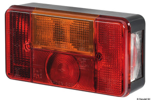 LEFT rear light 5 functions 4 bulbs - foto originale Osculati Srl