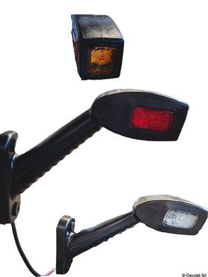 Right side position LED light rubber body - foto originale Osculati Srl