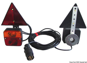 Rear light kit magnetic mounting + triangles - foto originale Osculati Srl