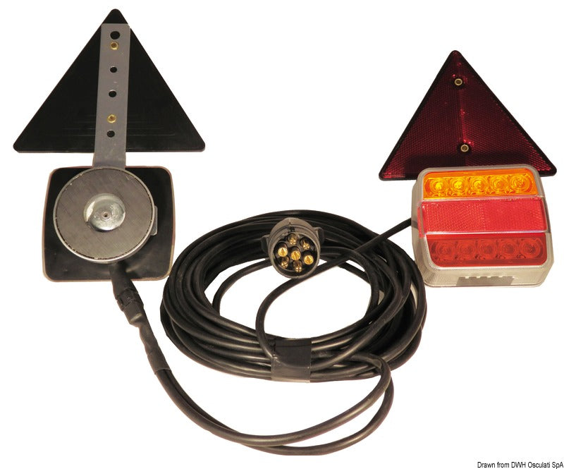 LED light kit magnetic mounting 4 functions - foto originale Osculati Srl