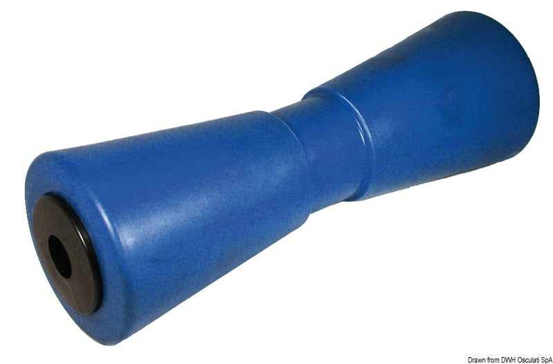 Central roller, blue 286 mm Ø hole 21 mm - foto originale Osculati Srl