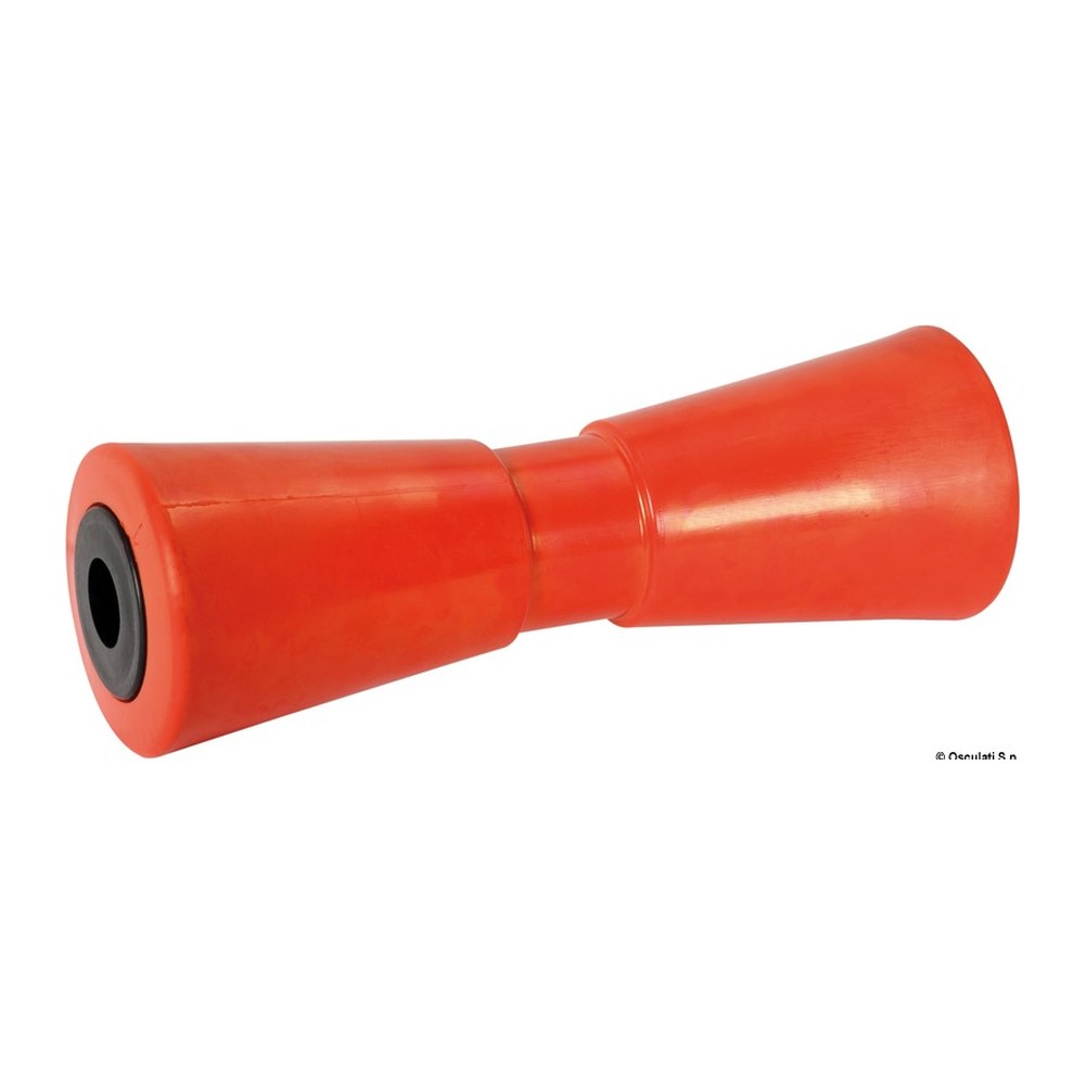 Central roller, orange 286 mm Ø hole 26 mm - foto originale Osculati Srl