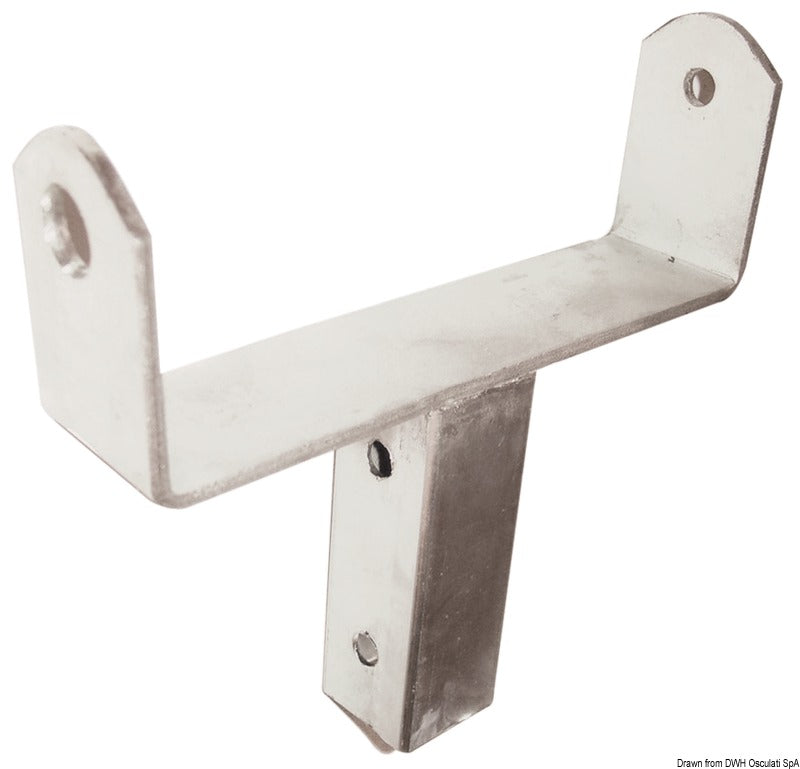Bracket with tube 40 x 40 mm - foto originale Osculati Srl