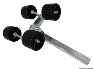 Side double roller square pipe - foto originale Osculati Srl