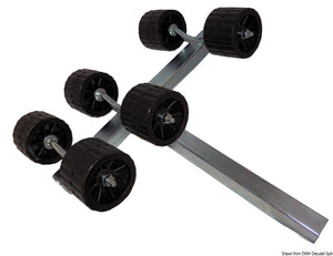 Swinging roller 40 mm 6-rollers - foto originale Osculati Srl