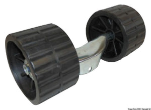 Bracket for black side fixed rollers - foto originale Osculati Srl