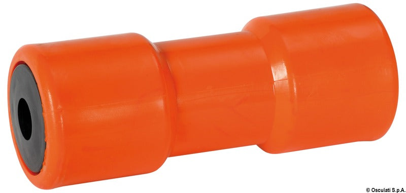 Orange central rolle 200 mm Ø hole 21 mm - foto originale Osculati Srl