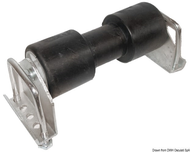 Ellebi central roller with bracket - foto originale Osculati Srl