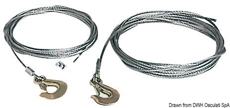 Windlass cable 5 mm x 6 m - foto originale Osculati Srl