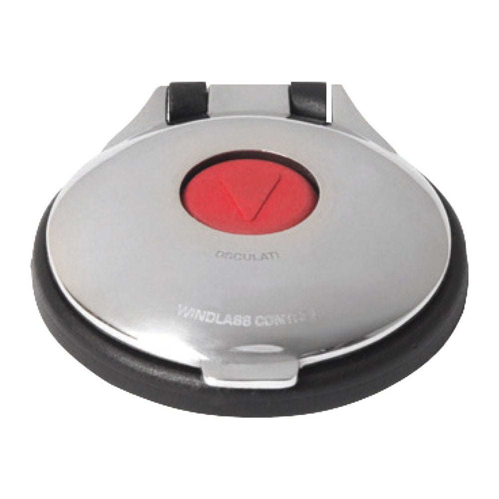 Foot-switch for windlass, AISI 316/red - foto originale Osculati Srl