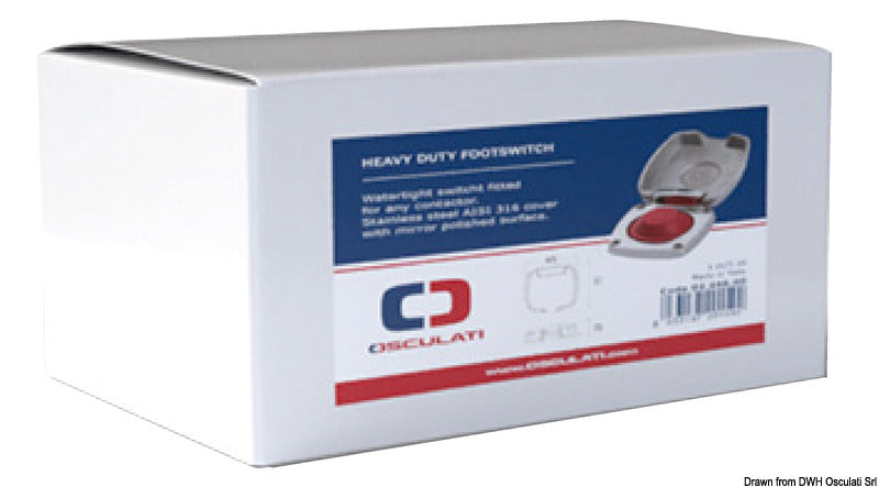 Heavy Duty footswitch AISI 316 - foto originale Osculati Srl