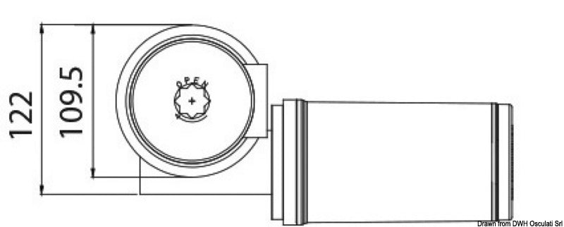 ITALWINCH Smart R1 windlass 500W - foto originale Osculati Srl