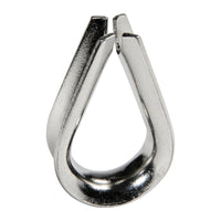 VA-Stahl Kausche Ø 14 mm (10er-Pack)