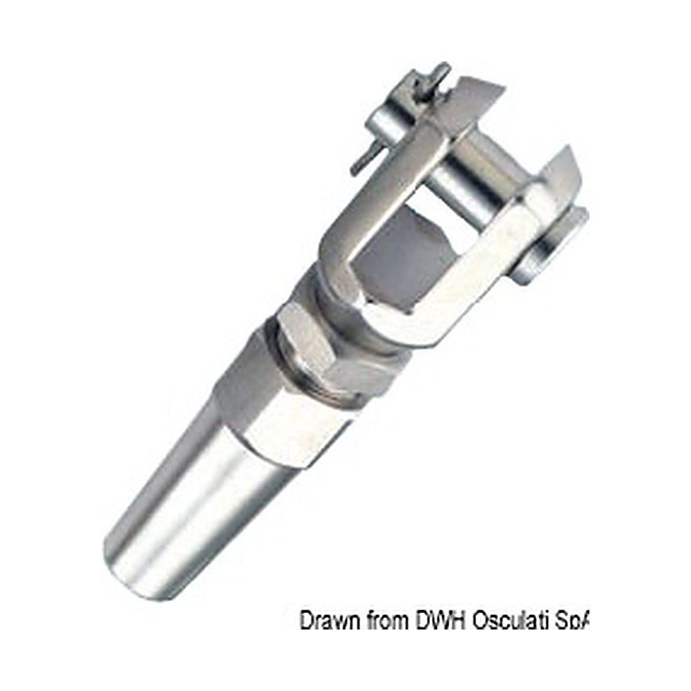 SS fork terminal Ø 4 mm - foto originale Osculati Srl
