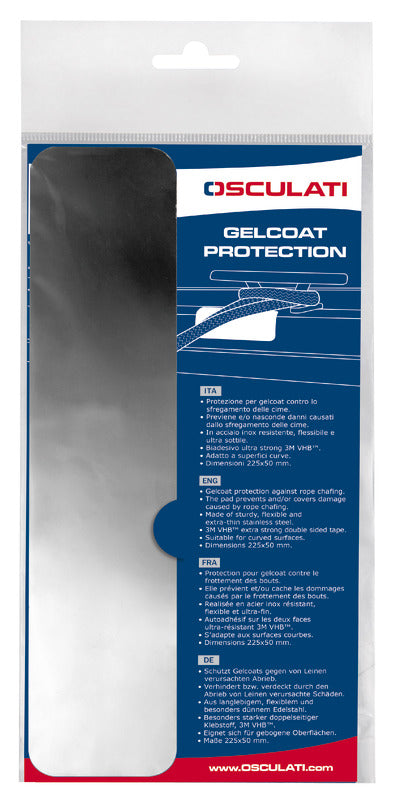 Adhesive anti-chafe SS sheet 50x150 mm - foto originale Osculati Srl